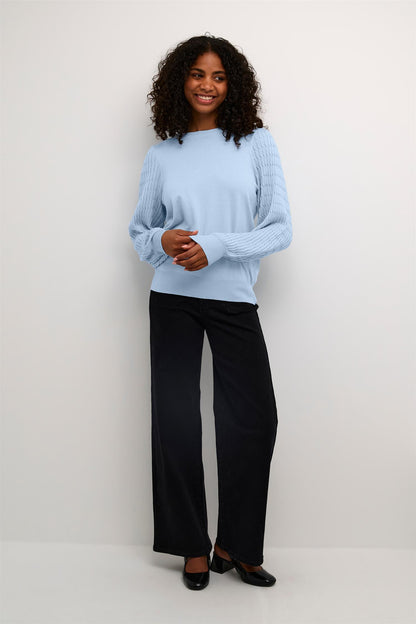 Kaffe Clothing KAnanna Pullover Celestial Blue