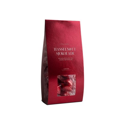 Cemo  Gourmet Hasselnøtt Sjokolade Rød Twist