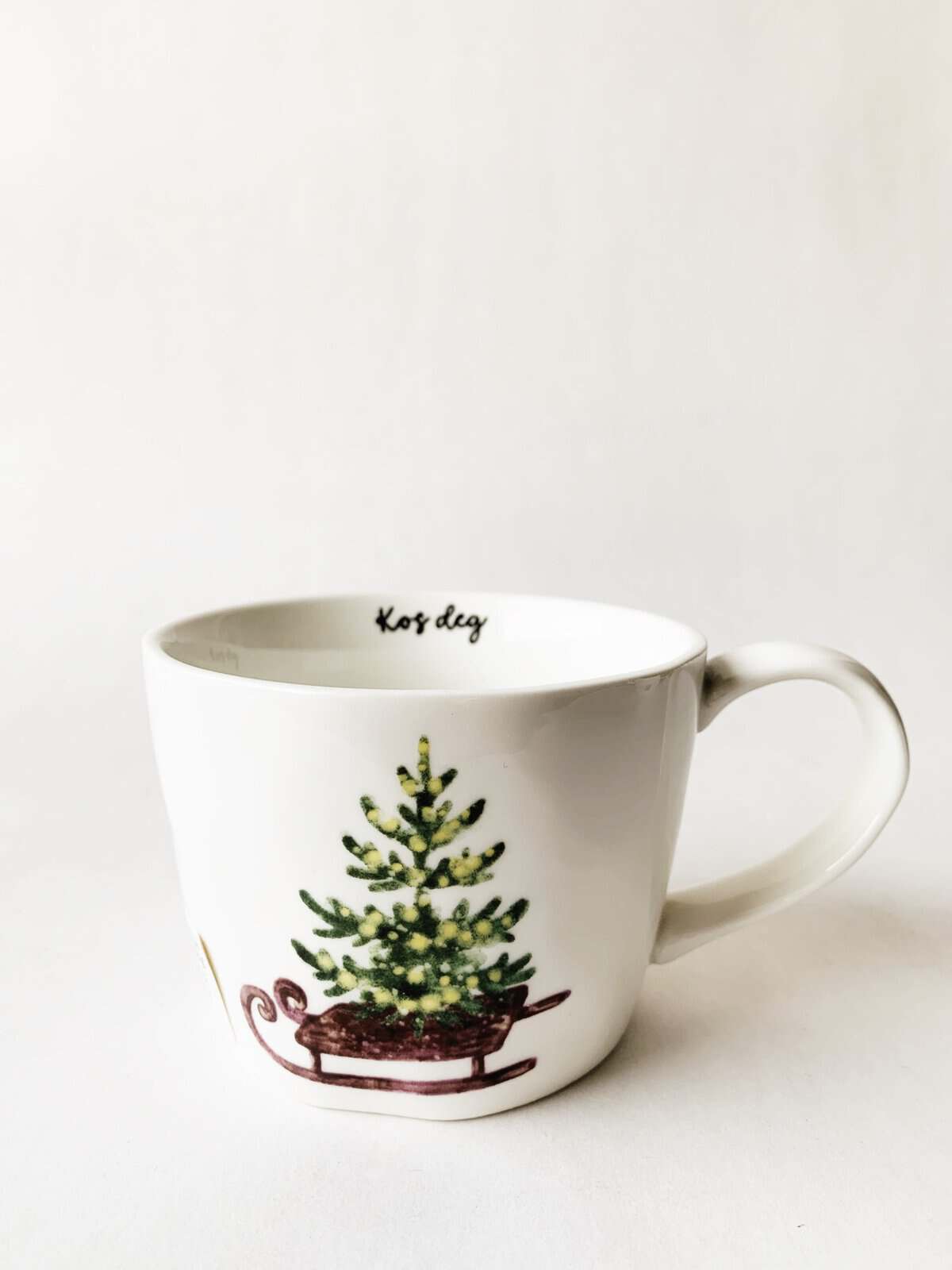 Krus 10×7,5 cm kjelke «Kos deg»