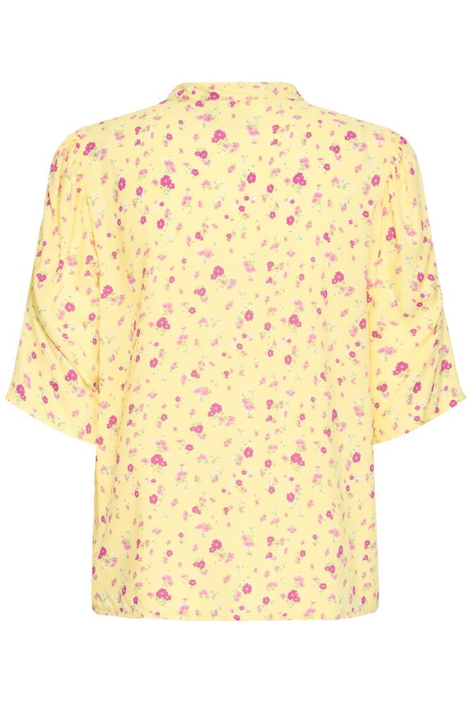 Ichi IHvera – Gul bluse med blomsterprint