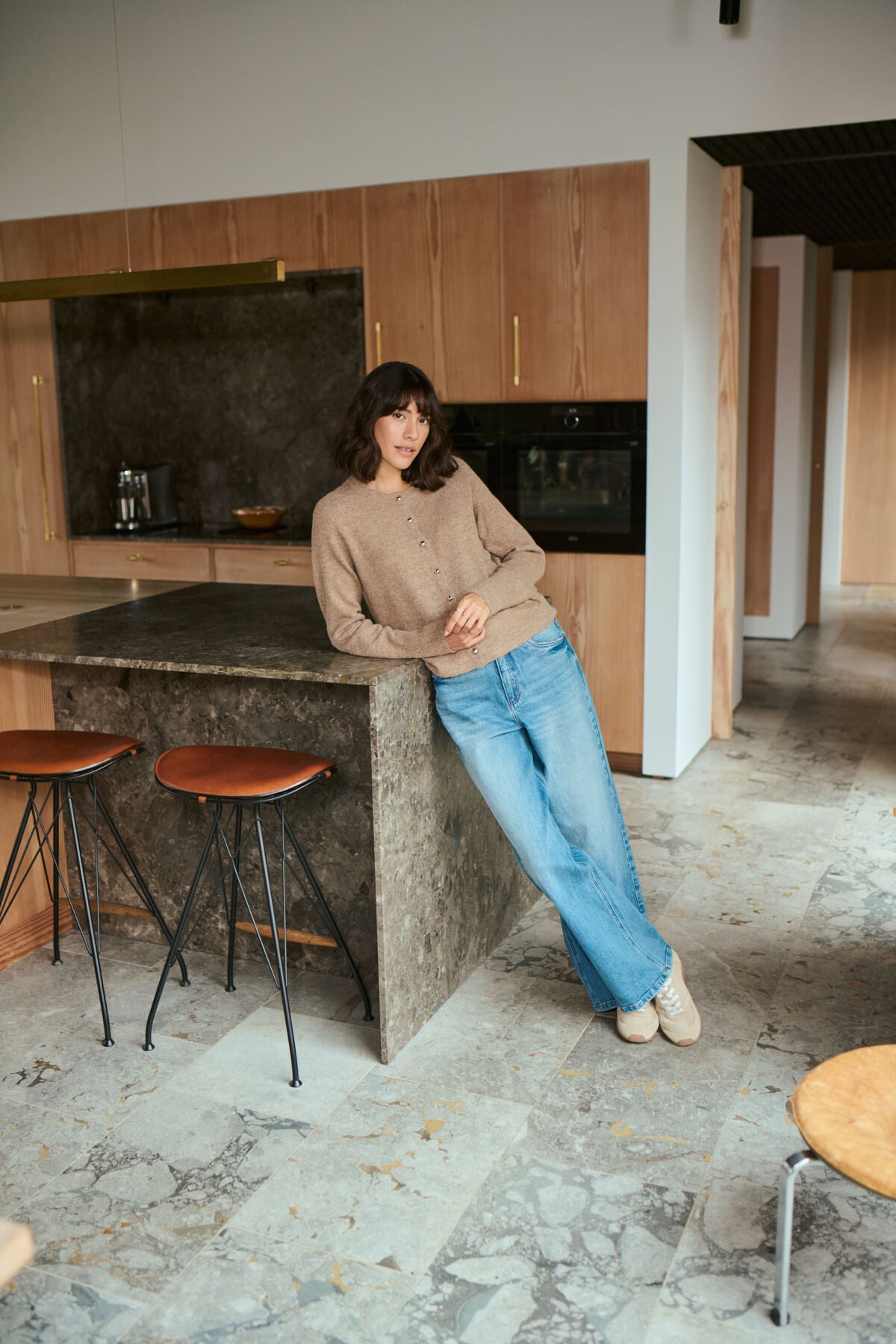 KAniel Knit Cardigan Toasted Coconut