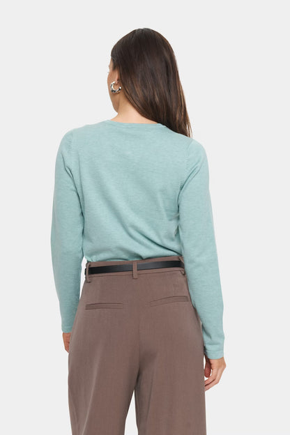 Saint Tropez Cardigan Blue Surf Melange