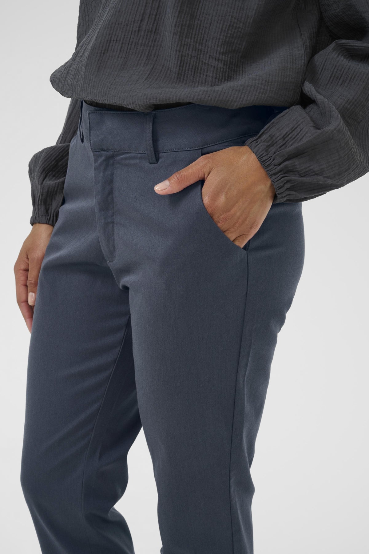 Kaffe Clothing KAlea Chino Pant Black Oyster