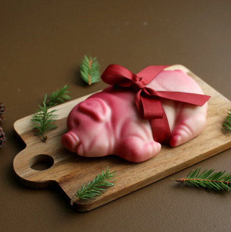 Klassisk Marsipangris I Gaveeske 250g