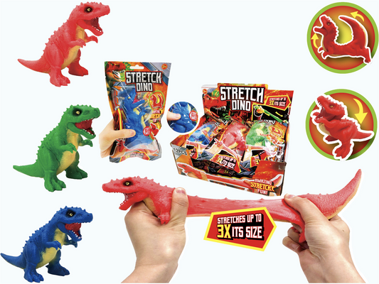 Stretchy Dino Sand Filled