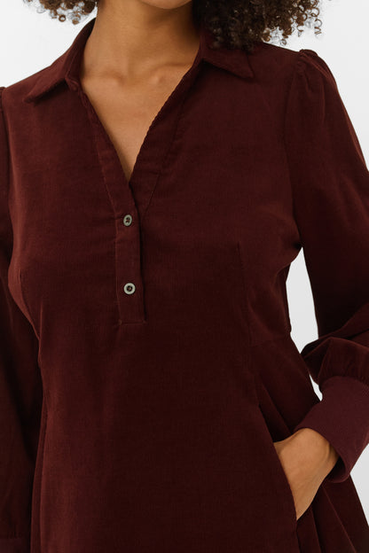 Culture CUmissy Rhaena Dress Chocolate Truffle