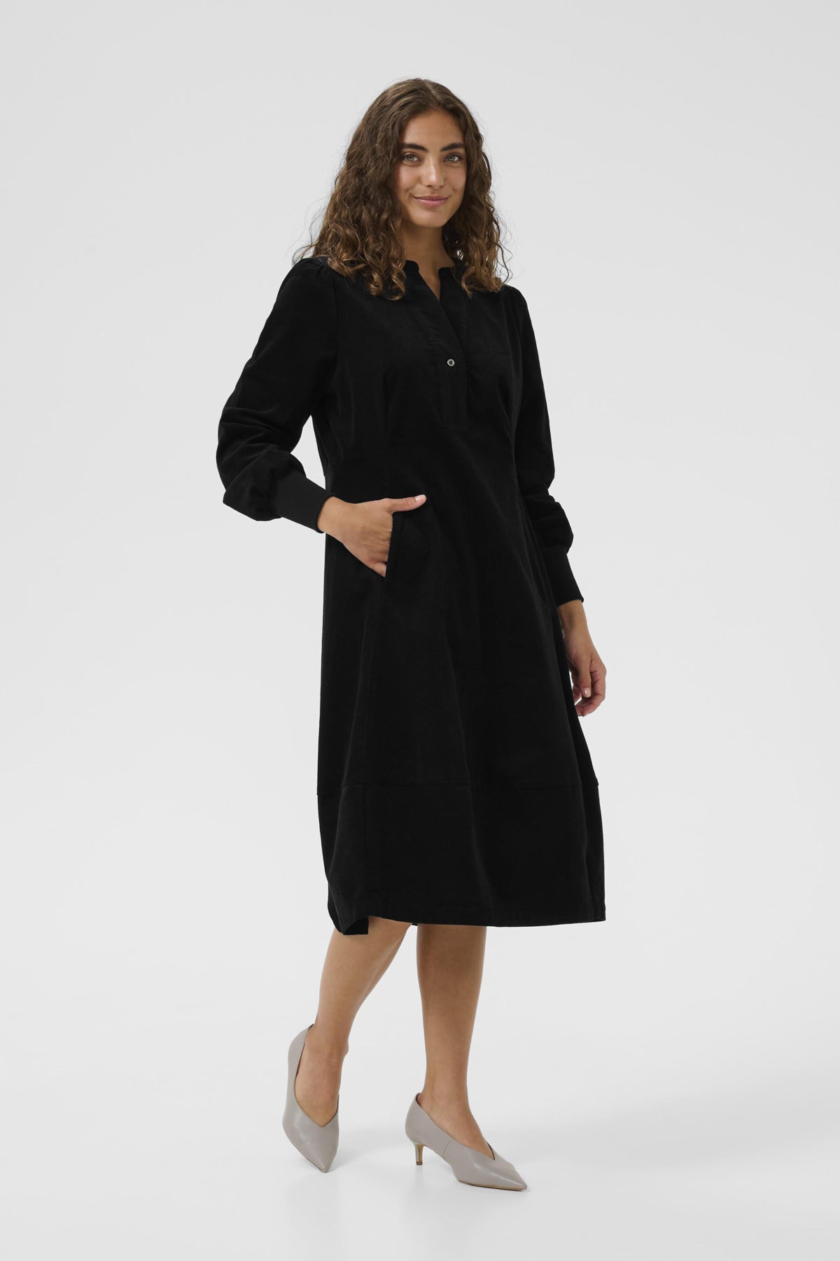 Culture CUrhaena LS Dress Black