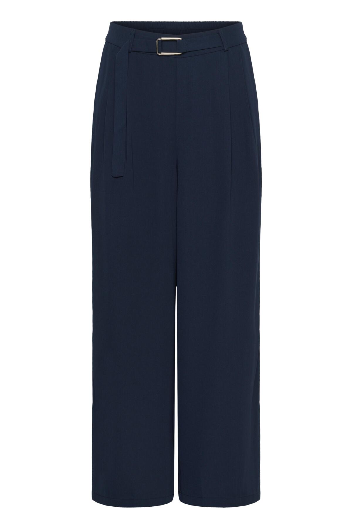 Kaffe Clothing KAillis Cropped Pants - Midnight Marine