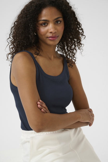 Kaffe Clothing KAcarna Tank Top Midnight Marine