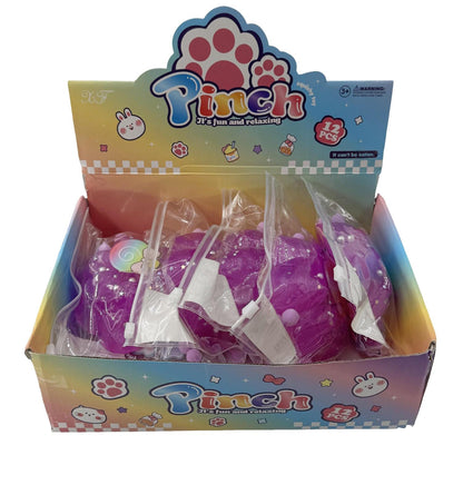 SQUISHY STICKY CAT PAW ROSA 210G (12CM)