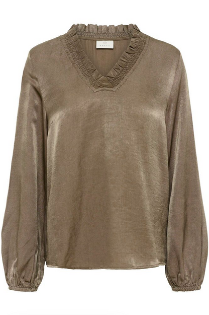 Kaffe Clothing KAmille Blouse Morel