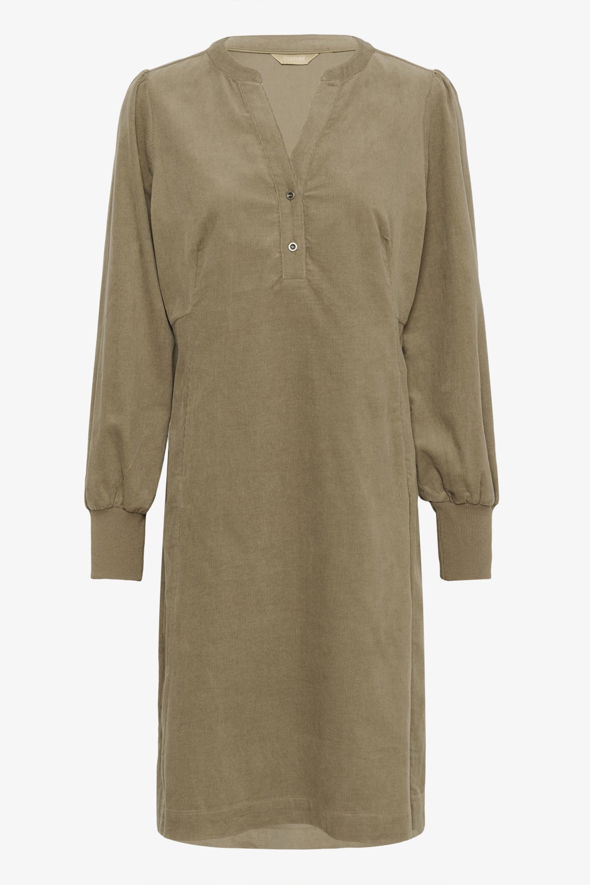 Culture CUula Rhaena LS Dress Timber Wolf