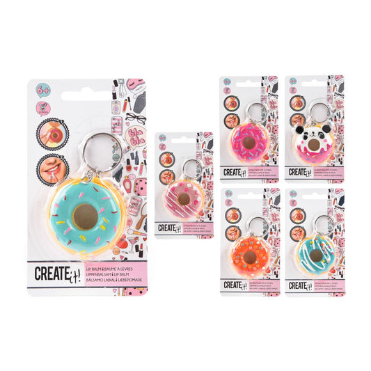 Donut Lipbalm Pink 6Ass Create It