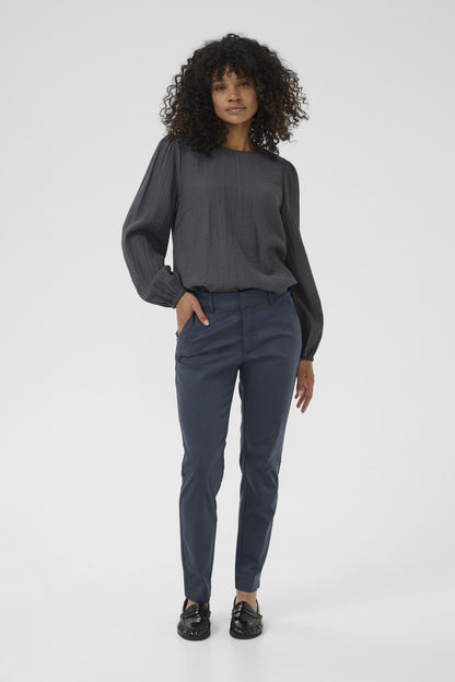 Kaffe Clothing KAlea Chino Pant Black Oyster