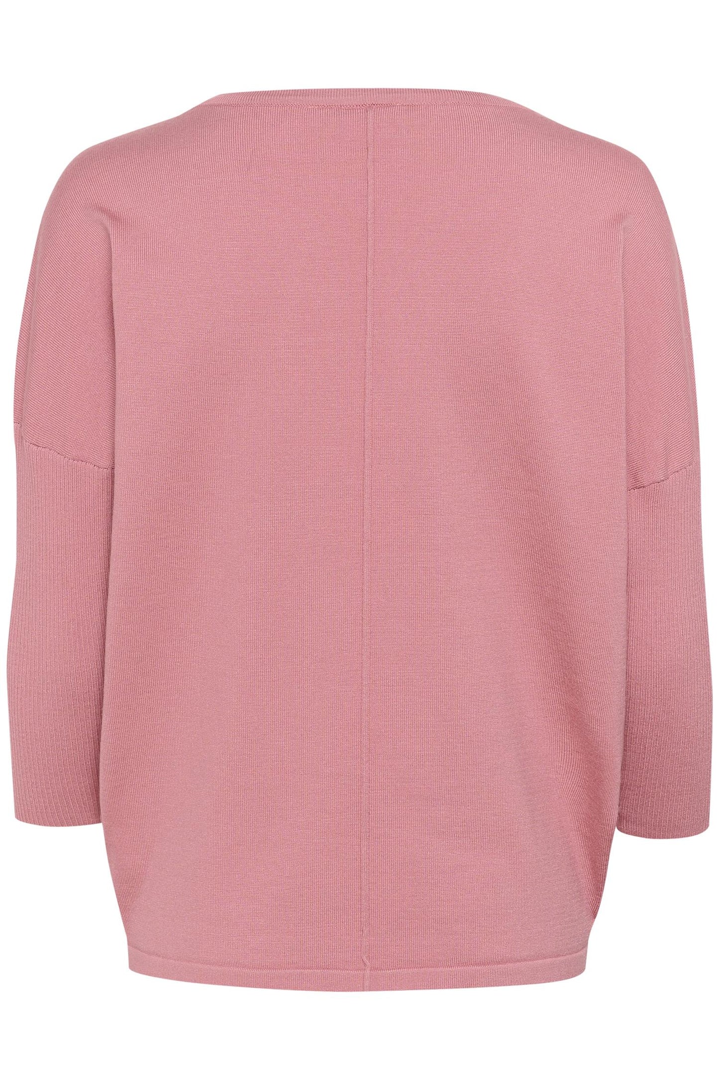 Saint Tropez MilaSZ R-Neck Pullover Brandied Apricot