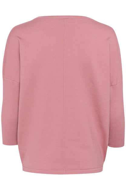 Saint Tropez MilaSZ R-Neck Pullover Brandied Apricot