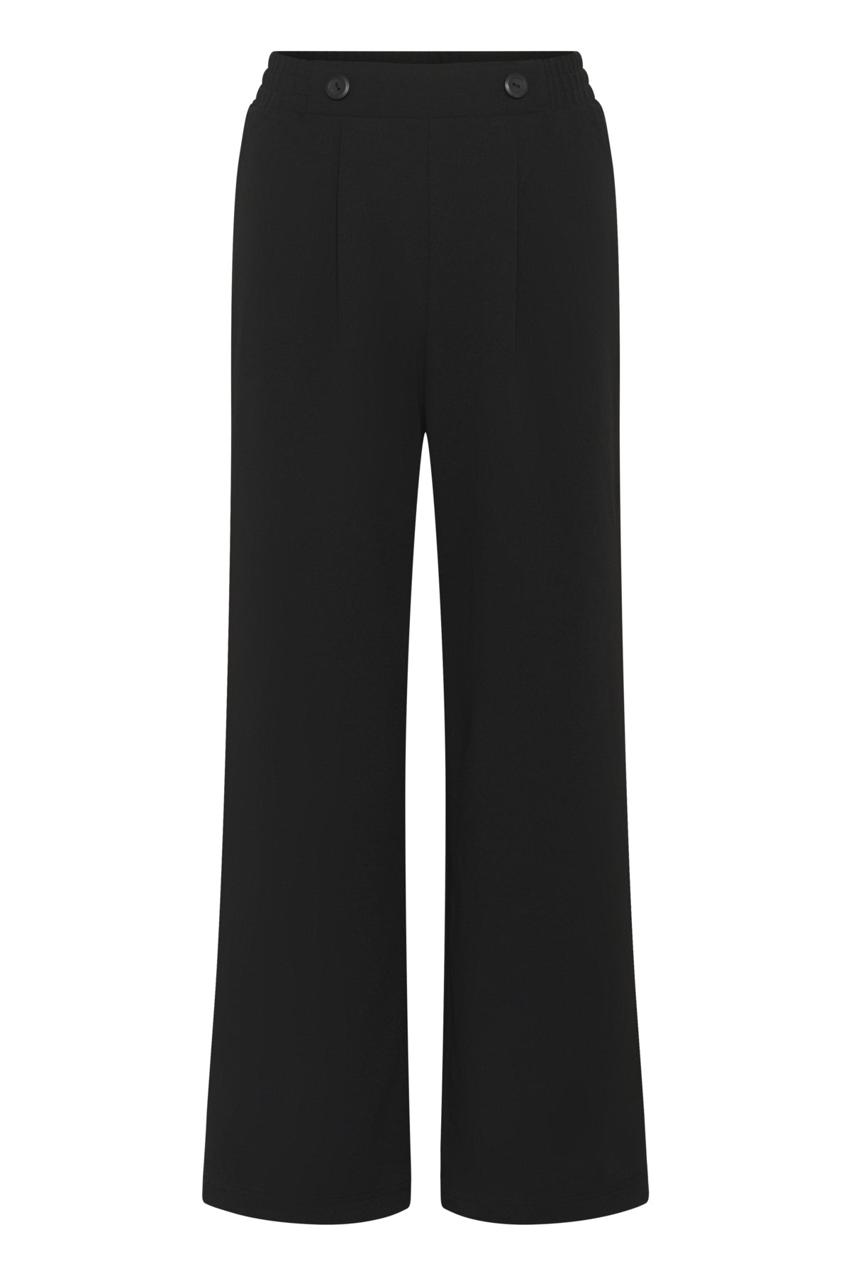 Kaffe KAphoebe Pants – Sort bukse med knappedetaljer