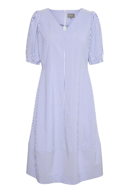 Culture CUabigail Puff SS Dress Mazarine Blue