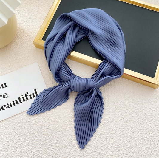 Silkeskjerf Bandanas - Blå Tåke