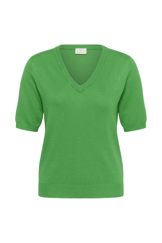 Kaffe Clothing KAlizza V-neck Pullover Bright Green