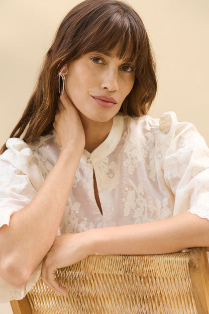 Culture CUarona Blouse Whitecap