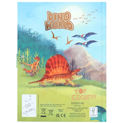 Dagbok Med Kodelås Og Musikk Dino World