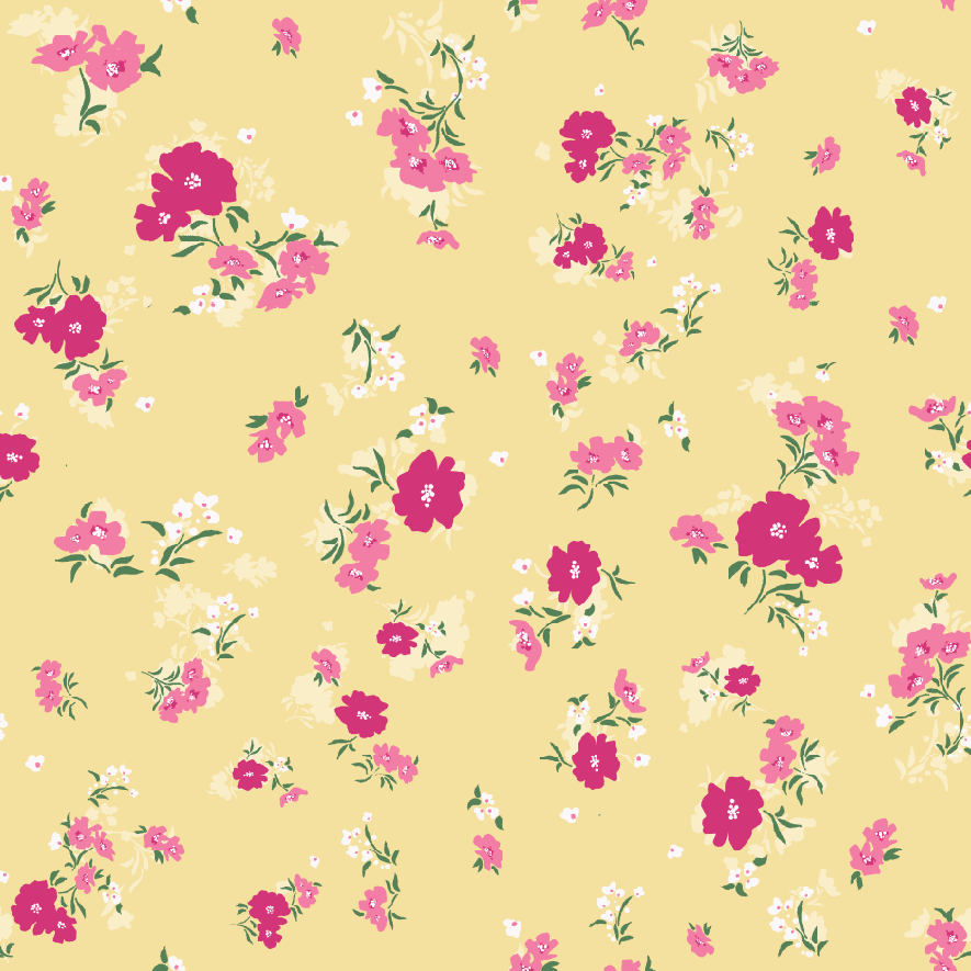 Ichi IHvera – Gul bluse med blomsterprint