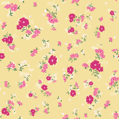 Ichi IHvera – Gul bluse med blomsterprint
