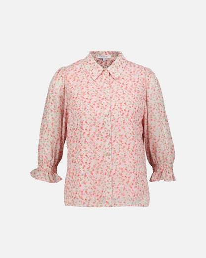 Floyd Norah – Rosa bluse med blomsterprint