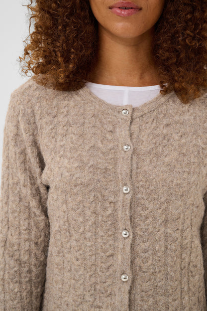 Kaffe KAamelanie Cardigan Beige Melange