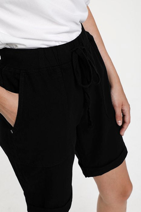 Kaffe Clothing KAnaya Shorts Black Deep