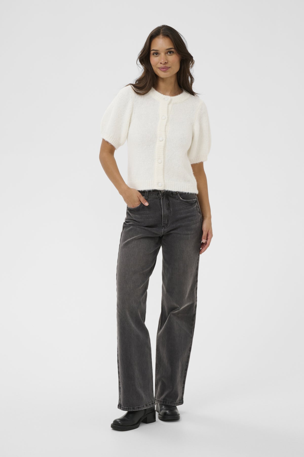Kaffe Clothing KAemelie Cardigan Chalk