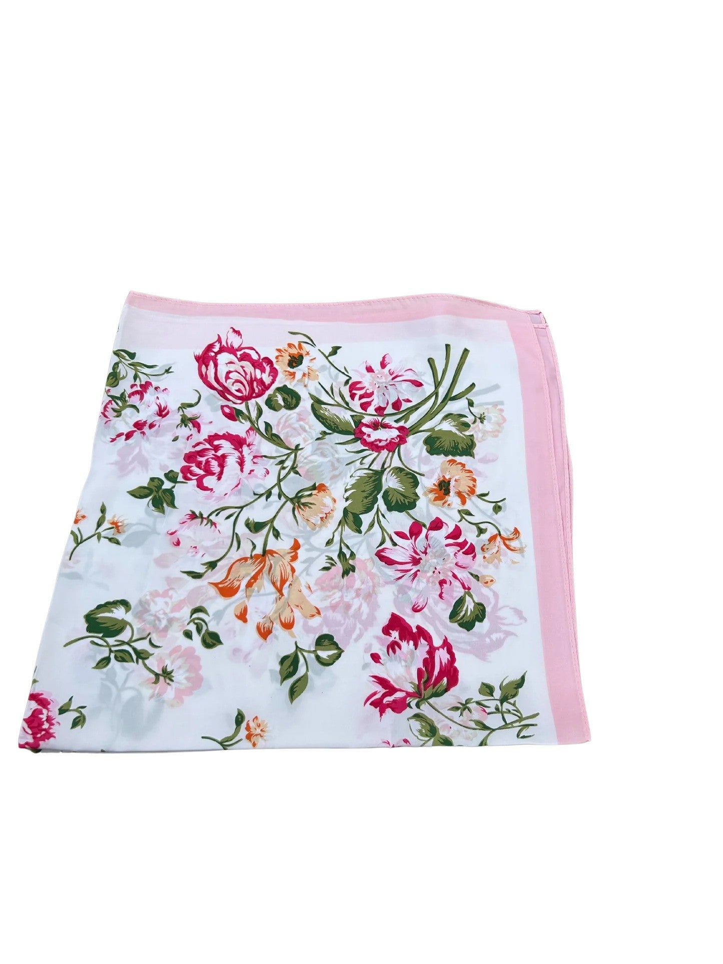 Nora Norway Silkeskjerf Summer Flora Pink