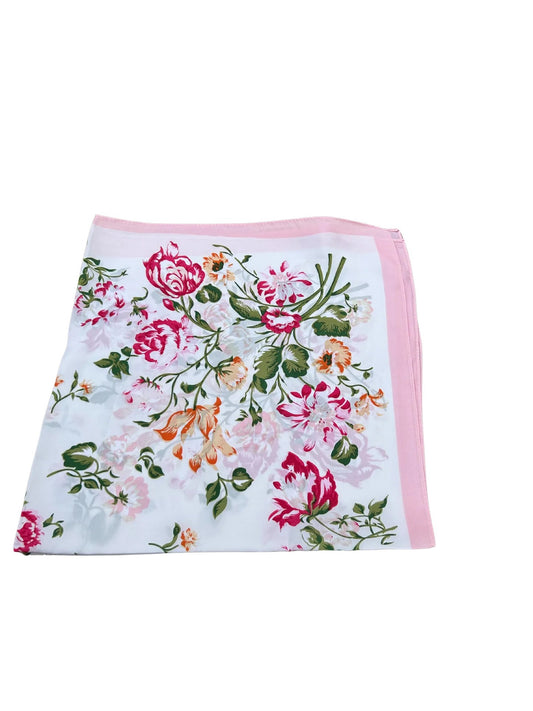 Nora Norway Silkeskjerf Summer Flora Pink