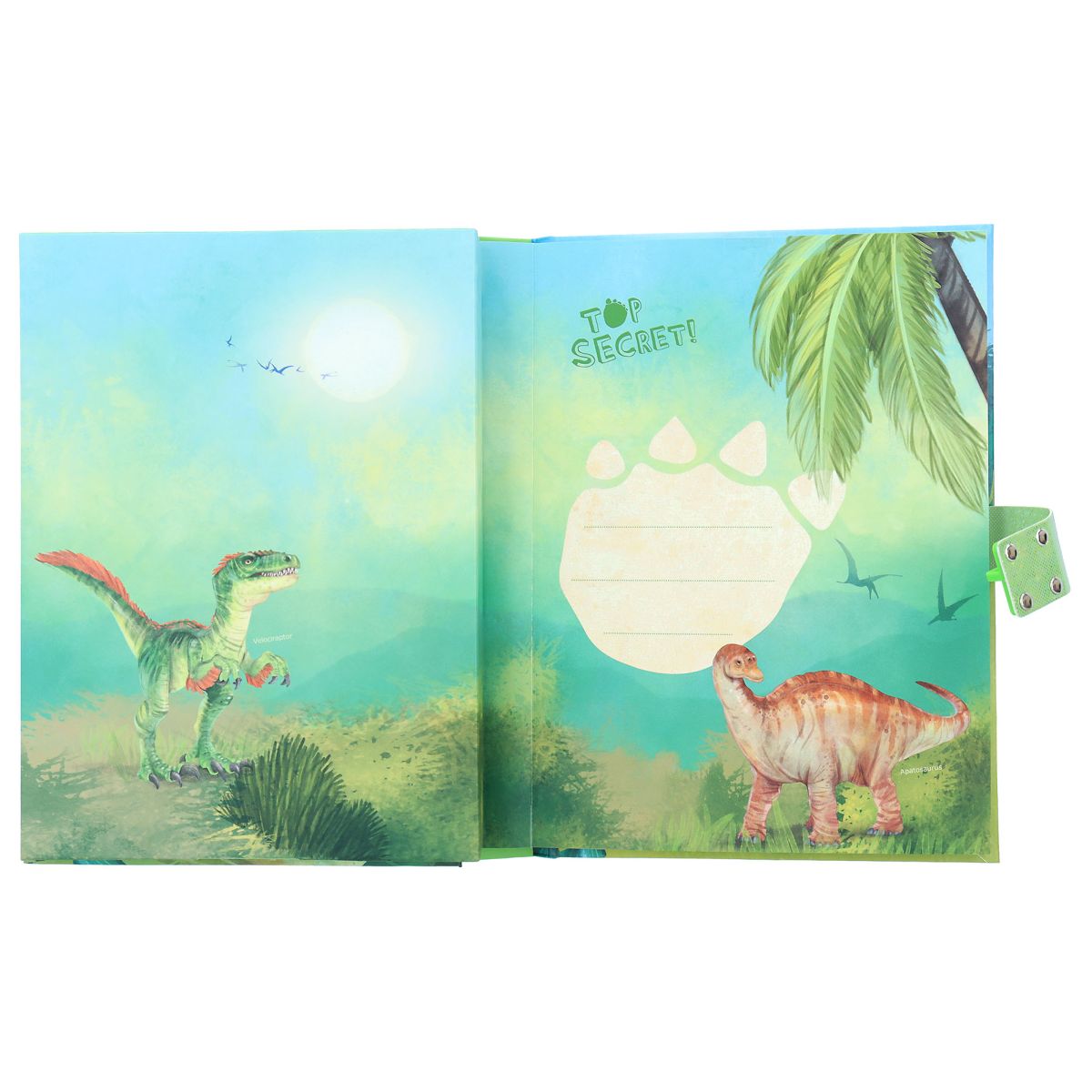 Dagbok Med Kodelås Og Musikk Dino World