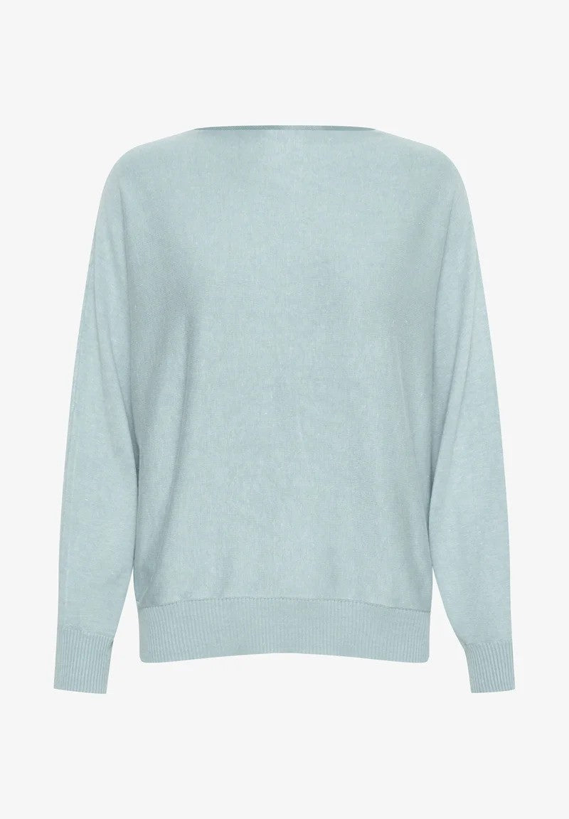 Culture CUannemarie Batwing Jumper Tourmaline Melange