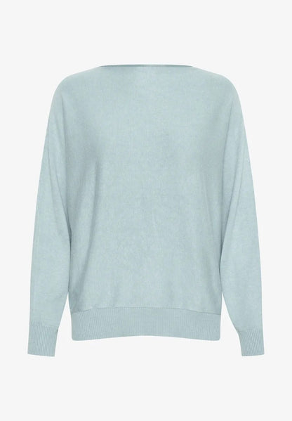 Culture CUannemarie Batwing Jumper Tourmaline Melange