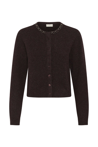 Kaffe Clothing KAselly Cardigan Fudge Melange