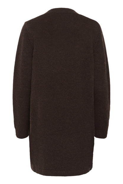 Culture CUasima KAtrina Long Cardigan Coffee Bean Melange