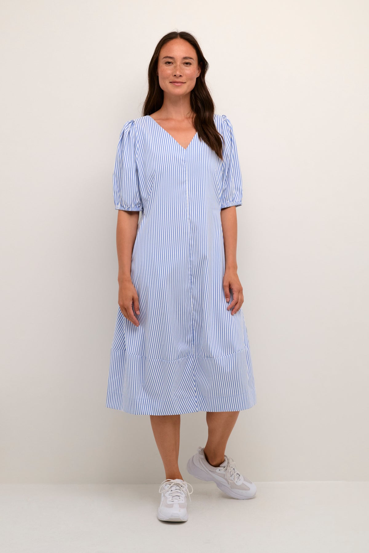 Culture CUabigail Puff SS Dress Mazarine Blue