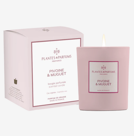 Plantes & Parfums Duftlys Pion & Liljekonvall duftlys 180 gr
