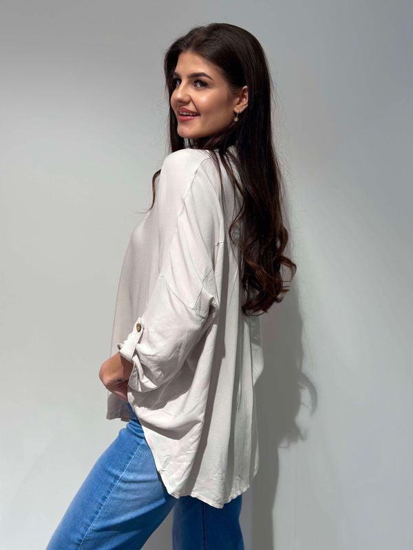Pepper Onesize Viskosebluse Hvit