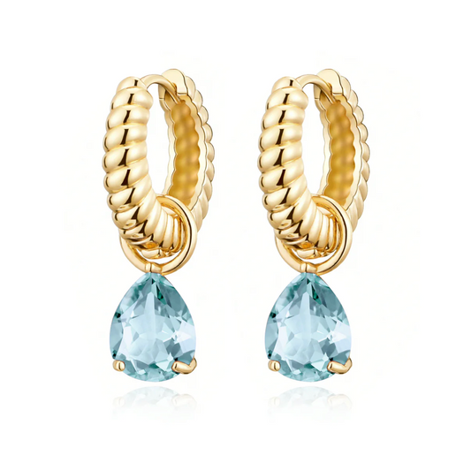 Nora Norway Mira Drop Ear Aqua