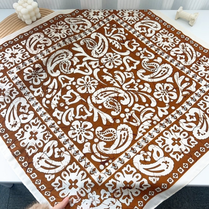 Silkeskjerf Bandanas - Nøtt