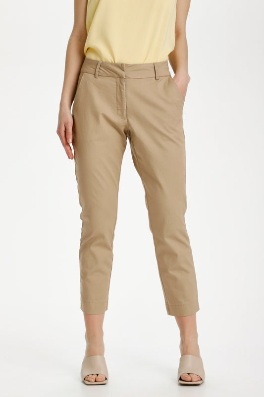 Kaffe Clothing KAlea Capri Pant Classic Sand