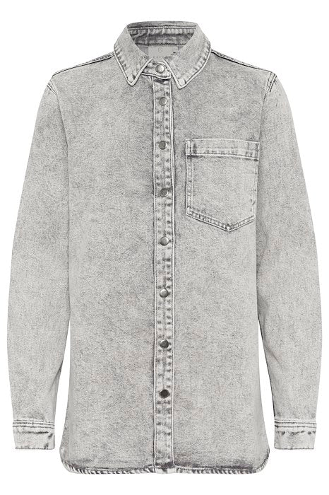 Kaffe Clothing KAamelia Denim Shirt Grey Washed Denim