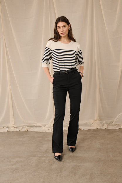 Culture CUbengtha Long Flare Pants Black