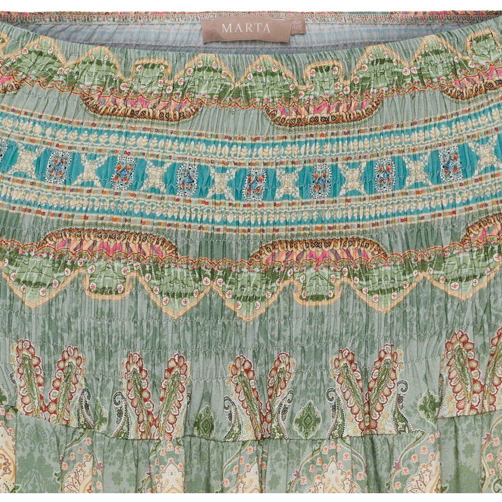 Marta Du Chateau MDCJosefina-skjørt Kaki (kortere variant)