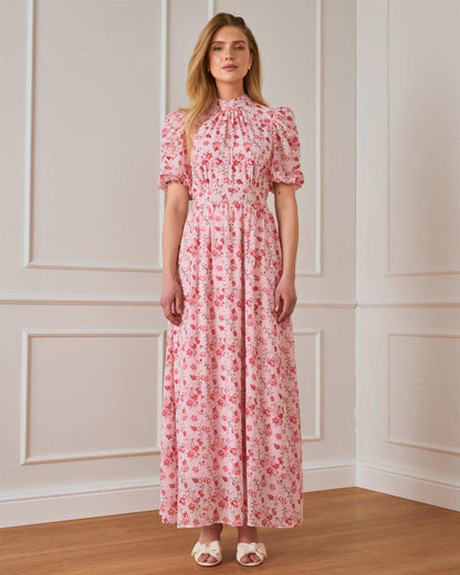 Floyd Kjole Emmeli Flower Pink