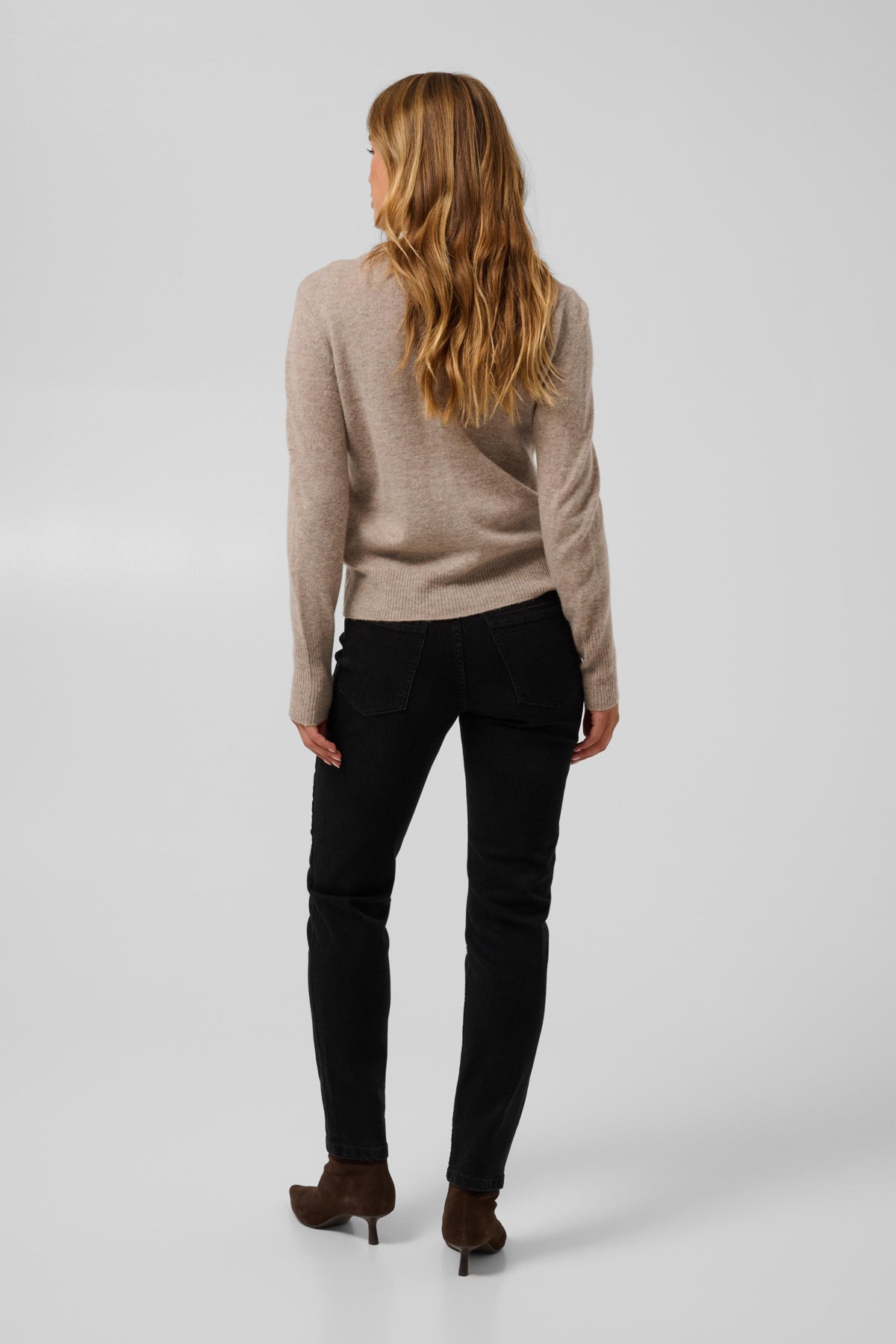 Kaffe Clothing KAcashie Ullgenser Beige Melange